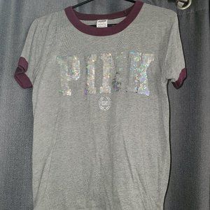 PINK, Never worn, Bling Tee